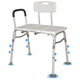 Equipmed Bath Transfer Bench Chair - 125kg Max Capacity (White) – view 2 - Auzzistore