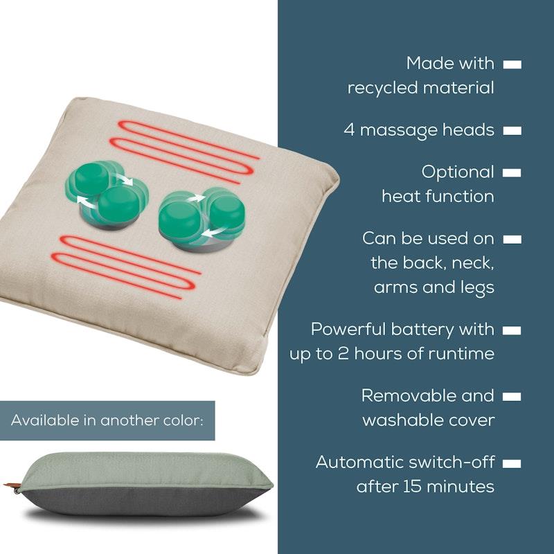 Beurer MG139 Rechargeable Massage Cushion with Heat Function - One Size-Auzzi Store