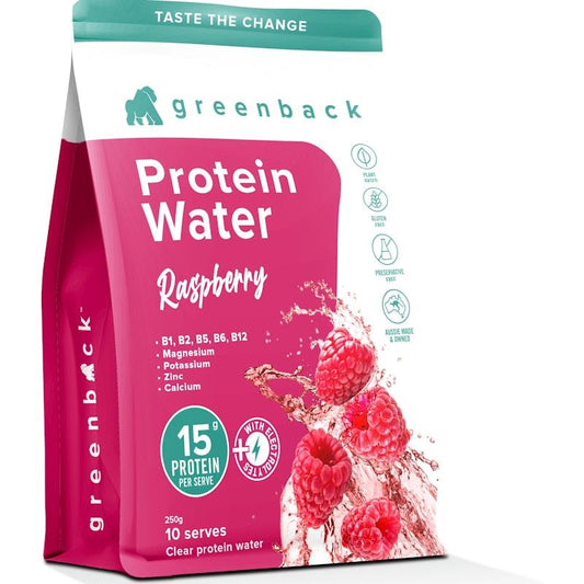Greenback Protein Water Raspberry & Lemon Lime 250g - 2 Pack-Auzzi Store