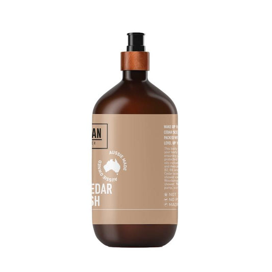 Woodsman Spiced Cedar Body Wash 1 Litre - Auzzistore