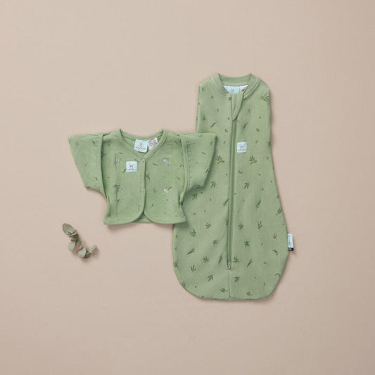 ergoPouch Butterfly Cardi in Willow for 2-6 Months-Auzzi Store