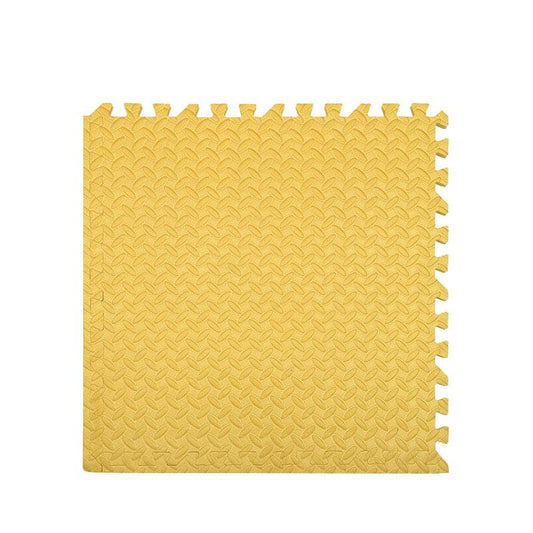 BoPeep EVA Foam Kids Play Mat - Interlocking Waterproof Yellow 4-Pack – view 2