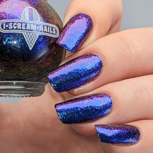 I Scream Nails Stardust 10ml - Multi-Chrome Flakes Nail Polish