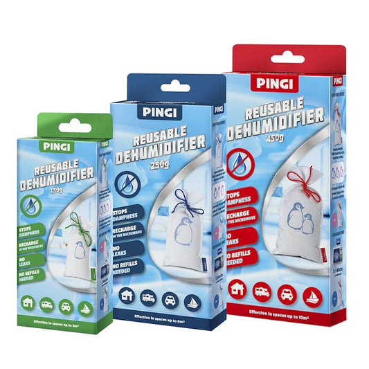 Pingi Special Bundle - 3 Size Pack (150g, 250g, 450g) - Ultimate Moisture Control – view 2 - Auzzistore