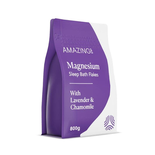 Amazing Oils Magnesium Sleep Bath Flakes 800g - Calming Bedtime Ritual-Auzzi Store