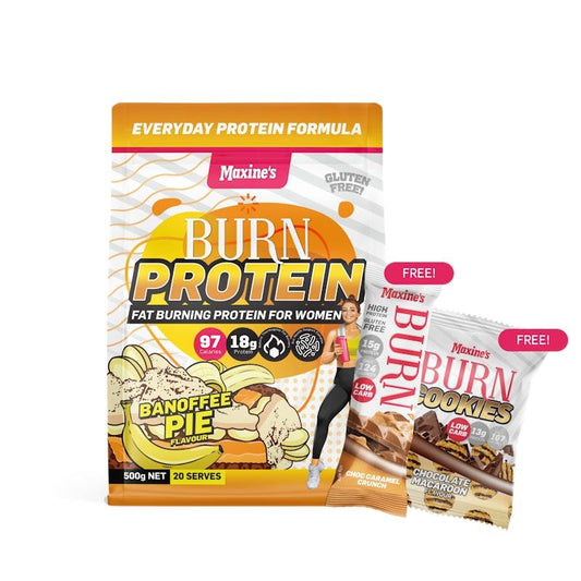 Maxine's Burn Protein Starter 500g - Banoffee Pie Bundle