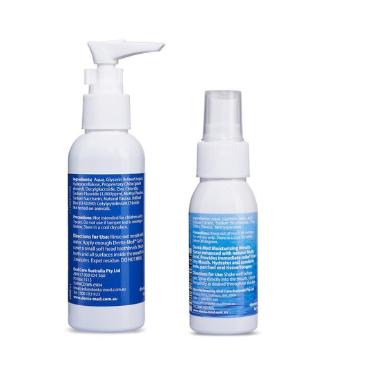 Denta-Med Dry Mouth Gel 125mL & Moisturising Mouth Spray 60mL Bundle - Ultimate Hydration – view 2