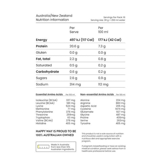 Happy Way Deja Brew Coffee Vegan Protein Powder 500g - Energizing Coffee Protein Blend