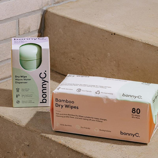 bonnyC Bundle 1 Warm Water Dispenser & 3 Pack Biodegradable Dry Wipes – view 2