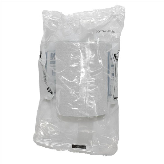 E.Z. BAN Wrap Cohesive Elastic Bandage - White 5cm x 2m Pack