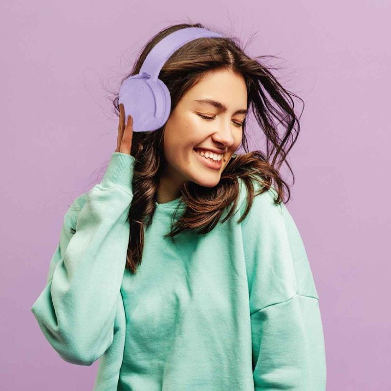Laser Wireless Foldable Headphones Purple - Ultimate Sound Experience-Auzzi Store