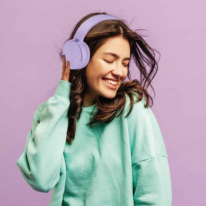 Laser Wireless Foldable Headphones Purple - Ultimate Sound Experience-Auzzi Store