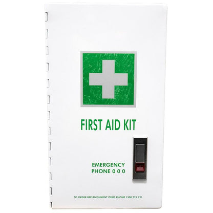Livingstone Class B First Aid Kit - Wall Mountable Metal Case Bundle