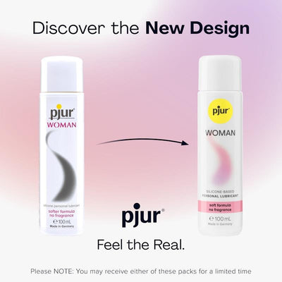 Pjur Woman Silicone Lubricant 100ml - Perfume-Free, Latex Compatible