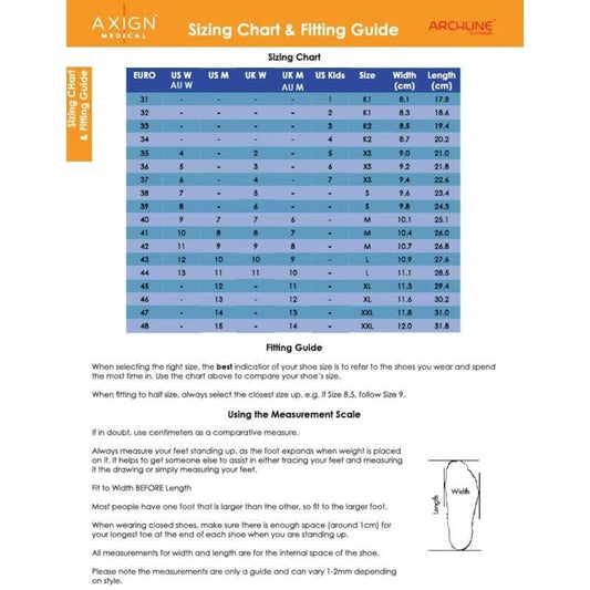 Archline Orthotic Foam Thongs - Arch Support Flip Flops - White Euro Size 41-Auzzi Store