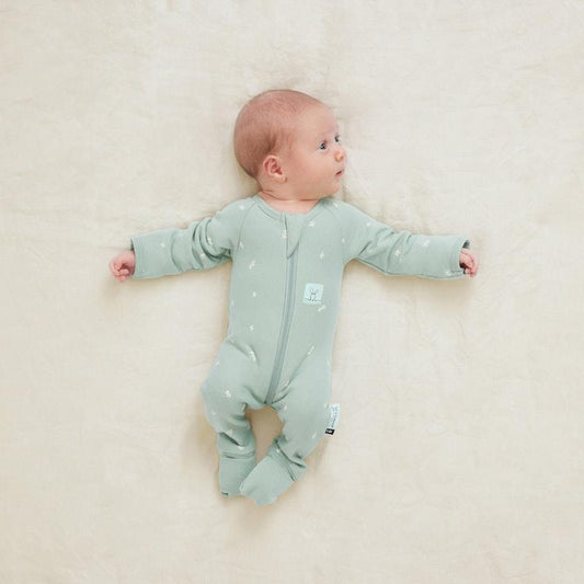 ergoPouch Tiny Baby Long Sleeve Layer 0.2 TOG in Sage - Size 00000-Auzzi Store
