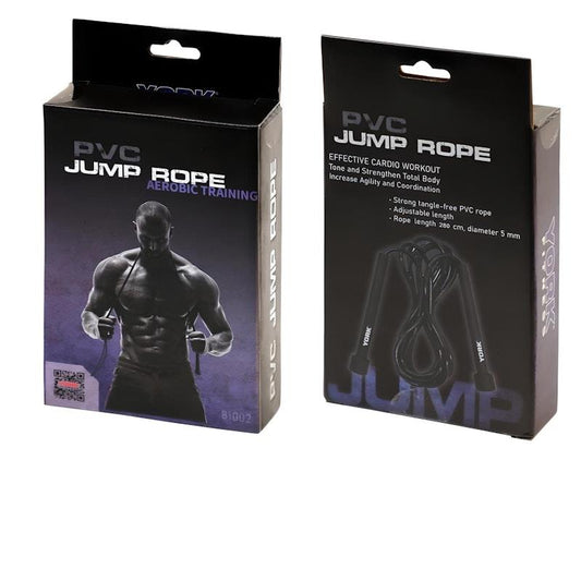 York PVC Jump Rope - 1pc for Ultimate Cardio and Endurance