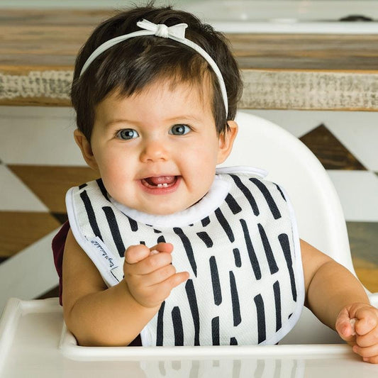 Tiny Twinkle Feeder Bib Set of 3 - Black & White
