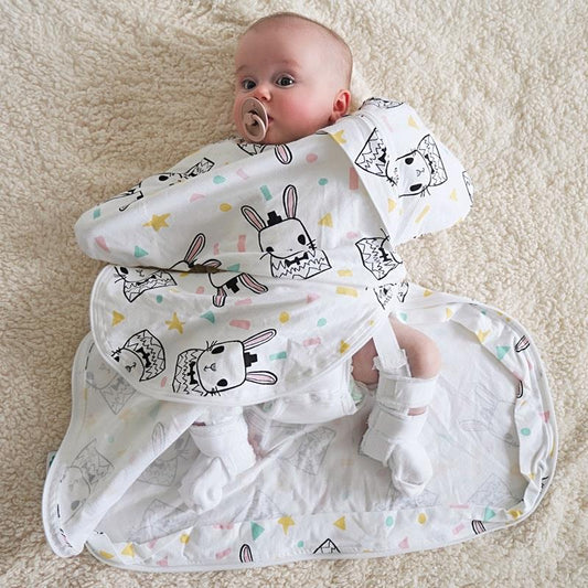 Baby Loves Sleep Sleepy Hugs Extra-Wide Sack (Hip Dysplasia) - Some Bunny Loves You (3-6M) – view 2