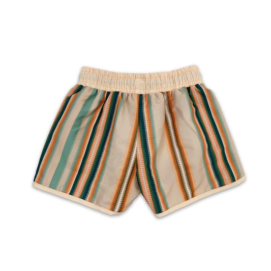 tyoub 70's Style Swim Shorts Serape Stripe for 6 Years