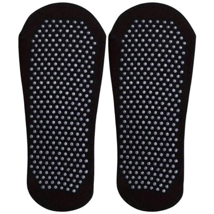 High Heel Jungle Peek Full Grip Pilates/Yoga Sock Black Bundle - 3 Pack-Auzzi Store