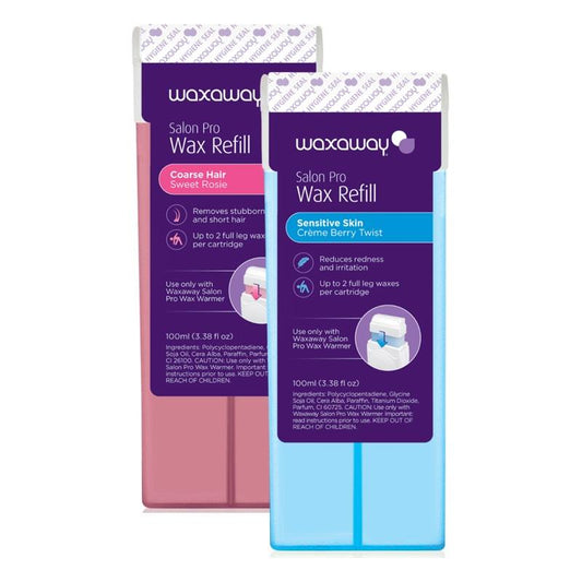 Waxaway Salon Pro Cart Crème Berry Twist 100ml - Hypoallergenic Wax for Sensitive Skin