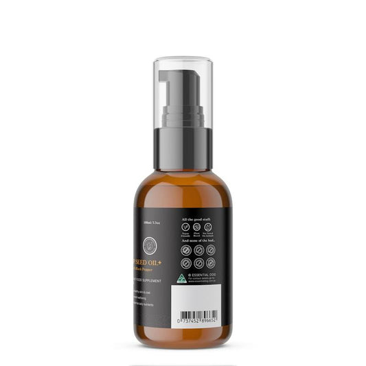 Essential Dog 100% Raw Hemp Seed Oil with Turmeric and Black Pepper - 4x100ml