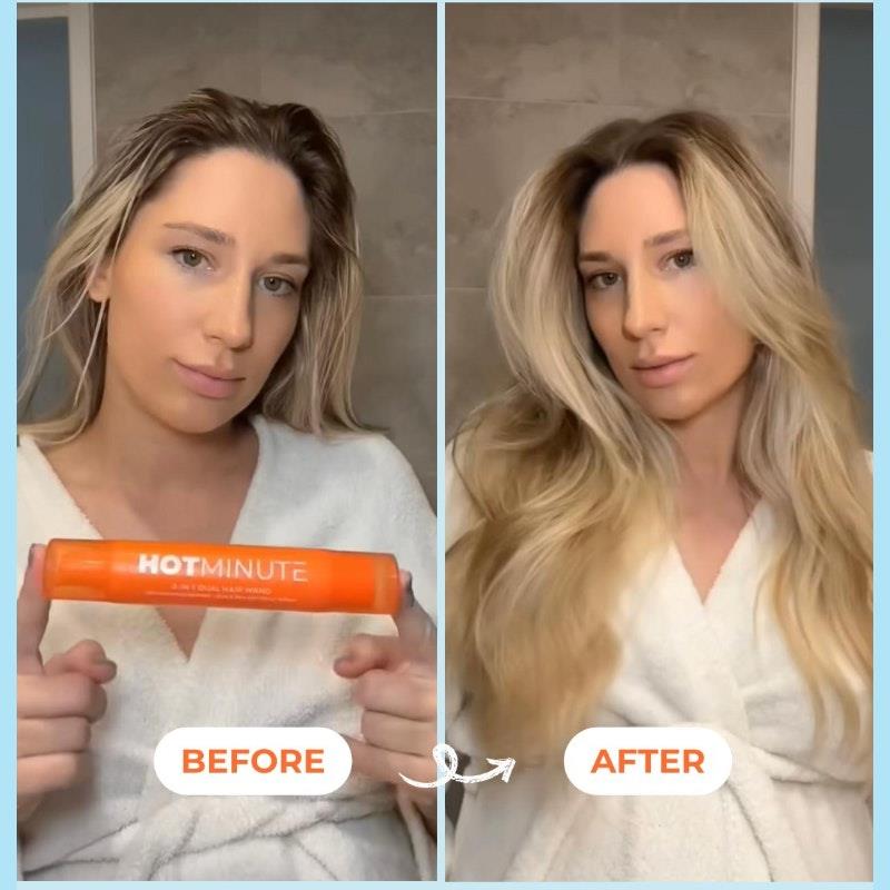 Hot Minute Hair Double Trouble Twin Pack - 2-in-1 Hair Care Solution