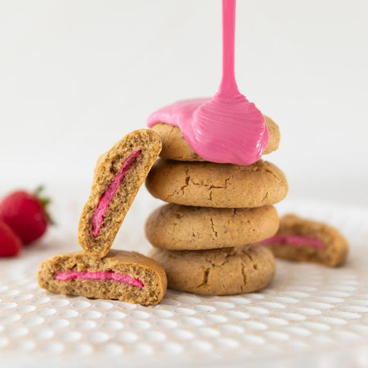 Milky Goodness Strawberry Lactation Cookies - 12 Pack - Auzzistore