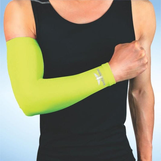 BodyAssist Compression Arm Sleeve Lime SMALL (2 PACK) Bundle – view 2 - Auzzistore