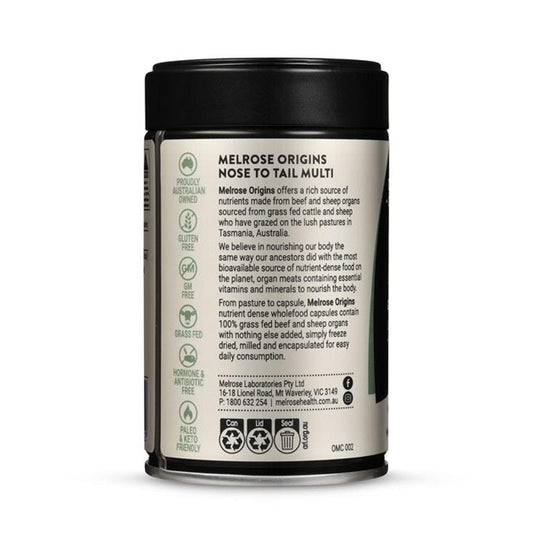 Melrose Origins Multi Grass-Fed Organ Supplement - 120 Capsules – view 2