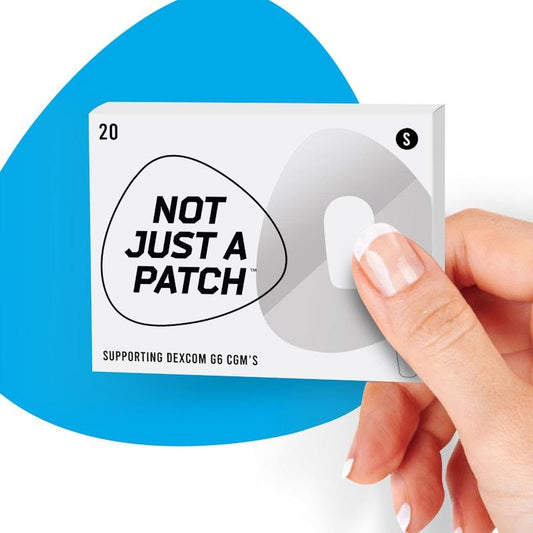 Not Just a Patch Dexcom G6 Patches - Clear 20 Pack