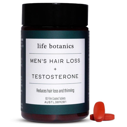 Life Botanics Men's Hair Loss + Testosterone - 3x60 Pack - Auzzistore