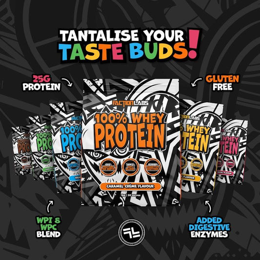 Faction Labs 100% Whey Protein - 30 Serves Caramel Creme-Auzzi Store
