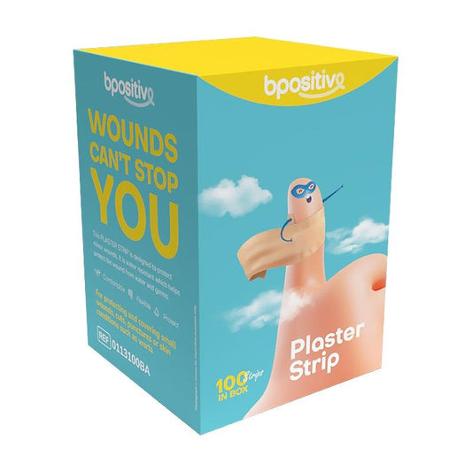 bpositive Plaster Strips (BX100) - 2 Pack