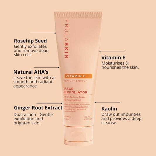 Frula Vitamin C Brightening Exfoliator 100ml - Radiance Revealed