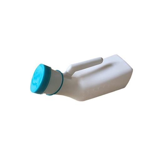 Livingstone Male Urinal with Lid - 1L Graduated Autoclavable Plastic - Auzzistore