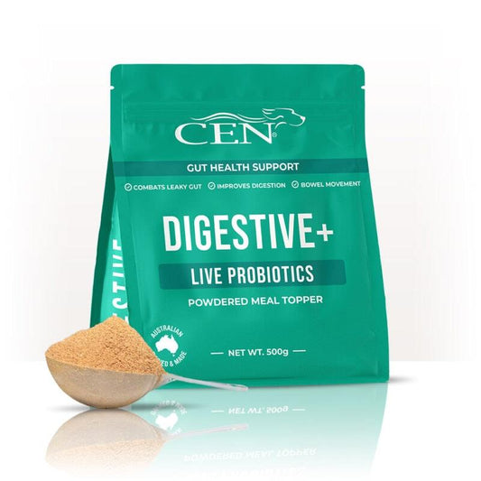 CEN Digestive+ Live Probiotic Supplement 500g - Optimal Gut Health for Dogs