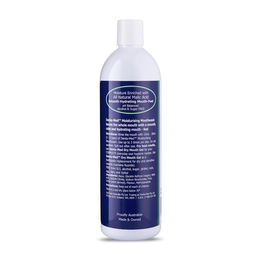 Denta-Med Dry Mouth Moisturising Mouthwash 500mL - Hydration for Dry Mouth Relief