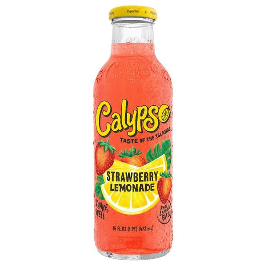 Calypso 473mL Strawberry Lemonade 12-Pack - Classic Refreshment