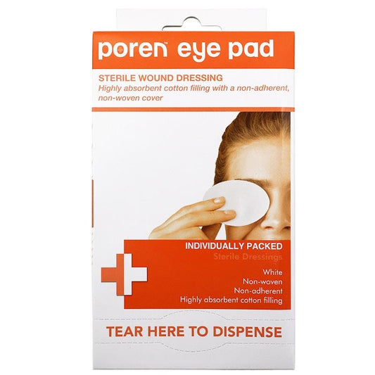 Poren Eye Pad Wound Dressing - Nonwoven Sterile (50 Pieces/Box)-Auzzi Store
