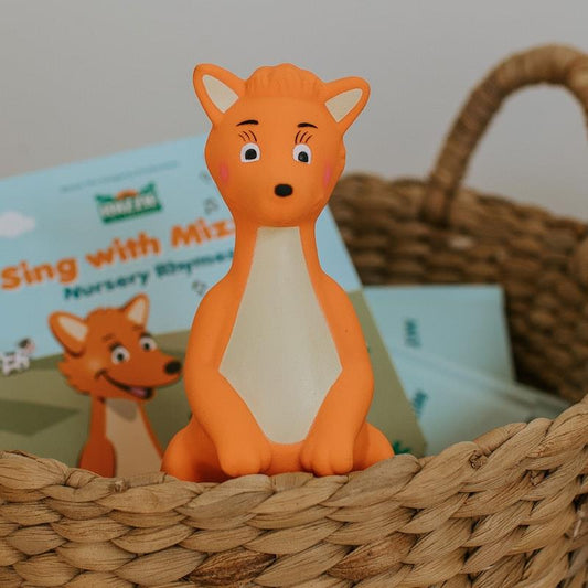 Mizzie The Kangaroo Gift Set with Sound Book 1Pack - Perfect Baby Shower Gift - Auzzistore