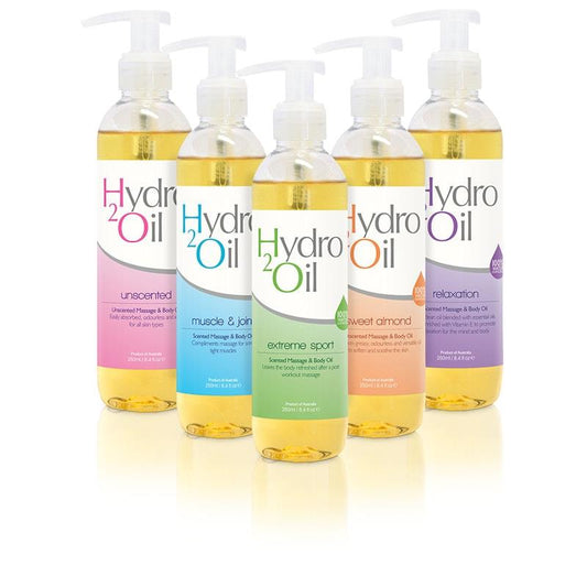 Hydro 2 Oil Sweet Almond Massage Oil 250ml - Nourishing for Sensitive Skin-Auzzi Store