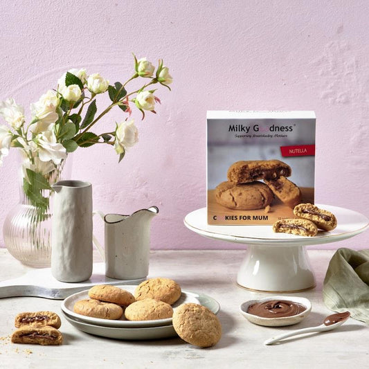 Milky Goodness Nutella Lactation Cookies 12-Pack - Deliciously Boost Your Milk Supply - Auzzistore