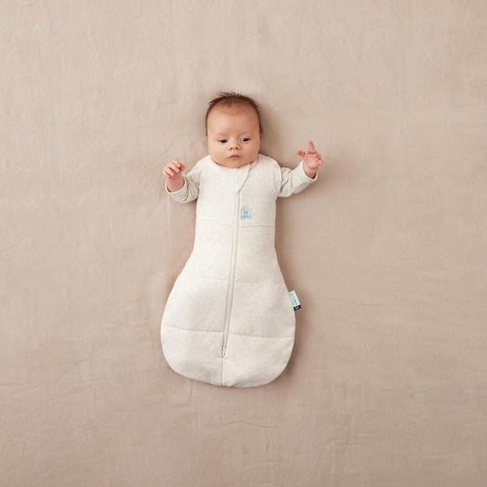 ergoPouch Cocoon Swaddle Bag 2.5 TOG Oatmeal Marle (3-6 Months)-Auzzi Store