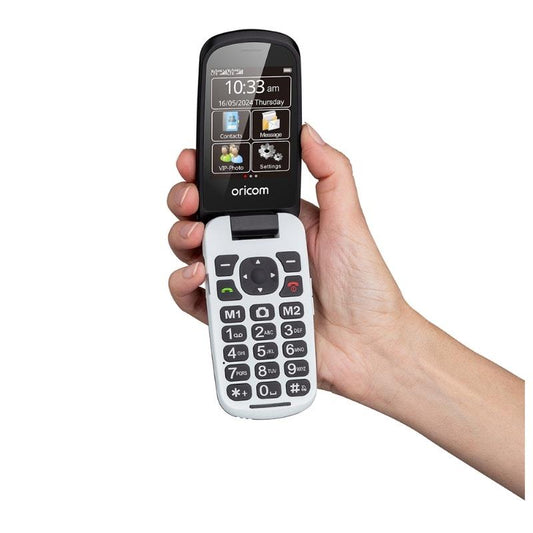 Oricom EZY7510 Flip Mobile Phone with SOS Emergency Button - 1pc-Auzzi Store