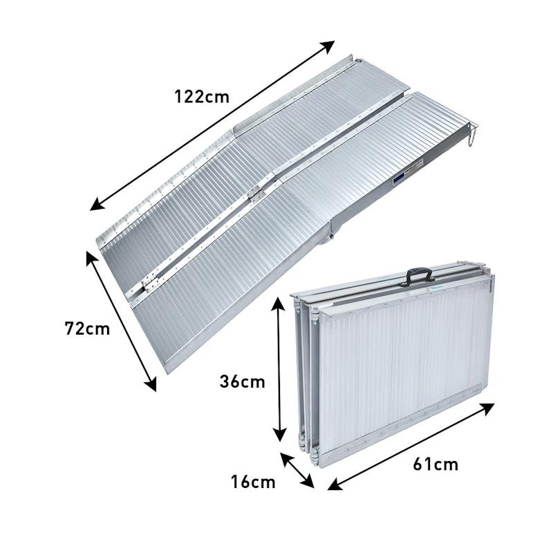 Kartrite 4 Feet Aluminium Portable Wheelchair Ramp R02