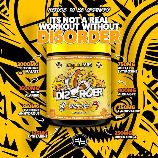 Faction Labs Disorder Original - 50 Serves Yellow Fever-Auzzi Store