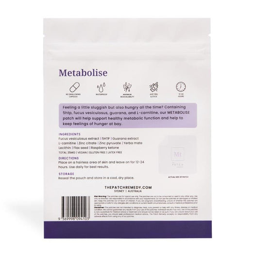 The Patch Remedy Metabolise Patches - 30 Patches in 1 Pack