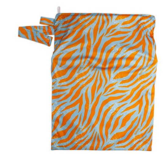 Tyoub Big Wet Bag – Tiger Blue Orange - One Size-Auzzi Store